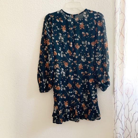 Princess Polly Teal Meral Mini Dress 6 - Picture 12 of 15